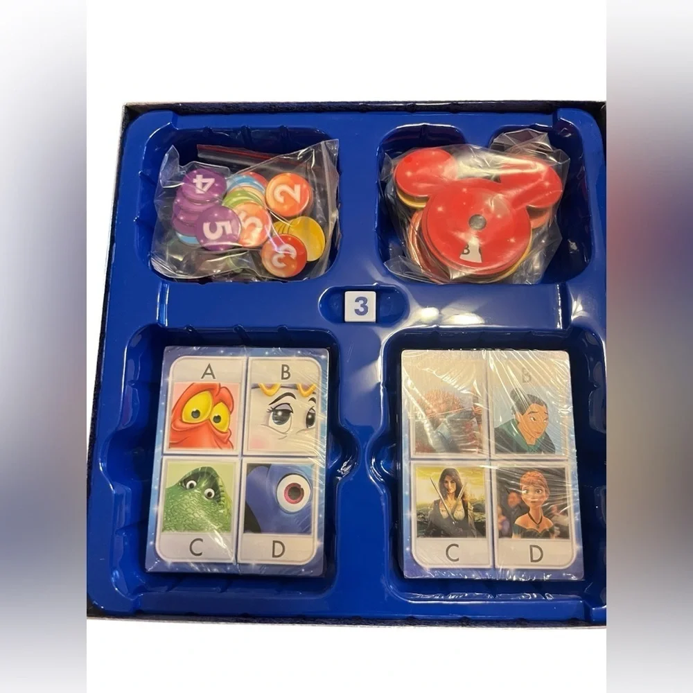 New Disney Pictopia Picture-Trivia Family Game - Silver